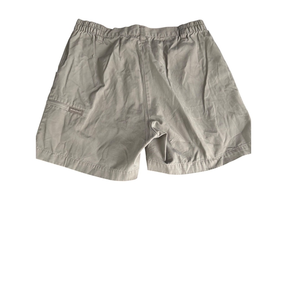 VTG Fieldstone Womens Cotton Canvas Cargo Utility Shorts Mineral Green Khaki 8 - Picture 7 of 11